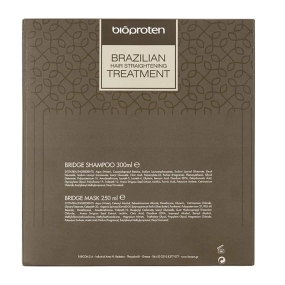Bioproten Brazilian Keep It Straight sampon és kondicionáló utókezelés, 300 ml + 250 ml
