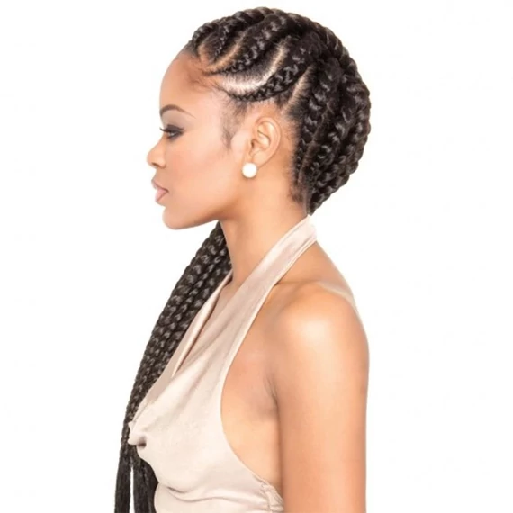Afro szintetikus 100% kanekalon haj, 100 cm, 85g, 1