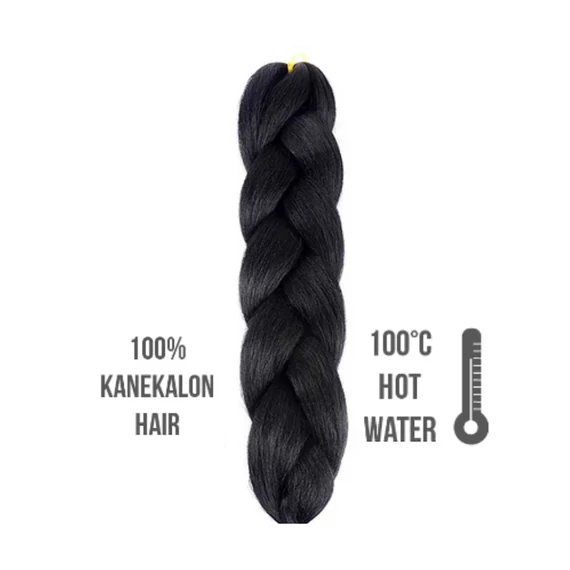 Afro szintetikus 100% kanekalon haj, 100 cm, 85g, 1