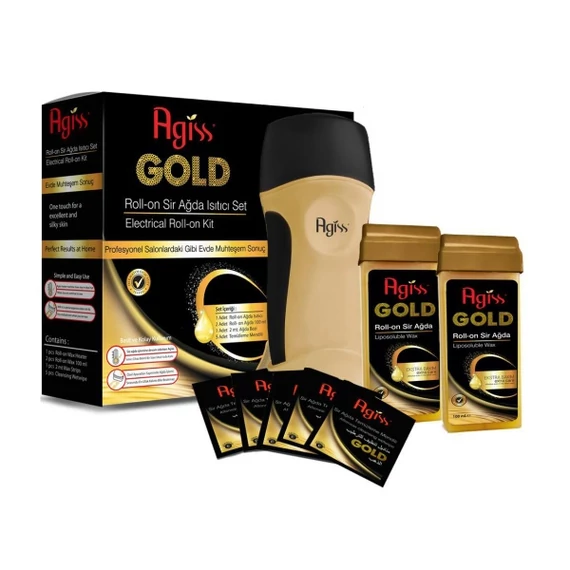 Agiss Gold elektromos gyantázószett (1 gép+2 gyantapatron)