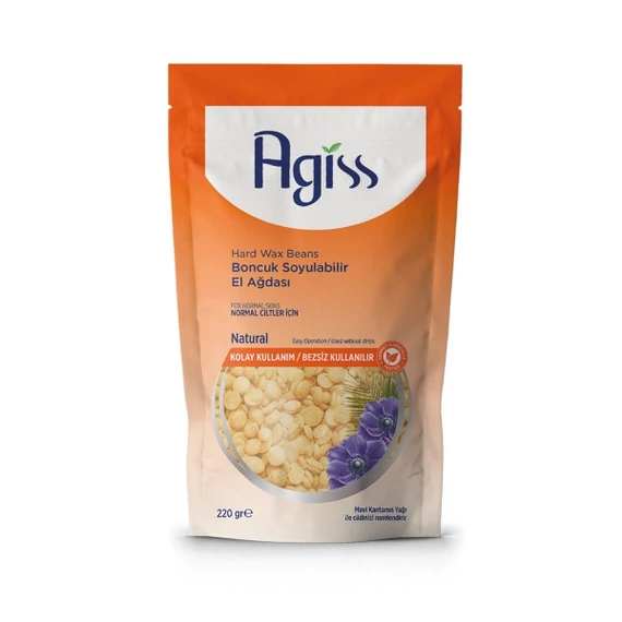 Agiss méhviasz alapú gyöngygyanta normál narancs visszazárható tasakban, 220 g