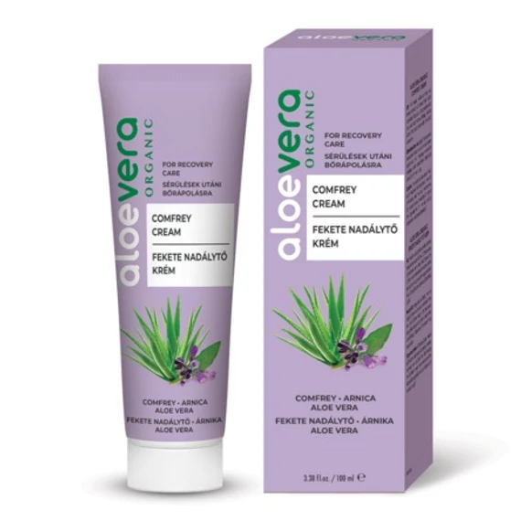 Aloe Vera Organic fekete nadálytő krém, 100 ml