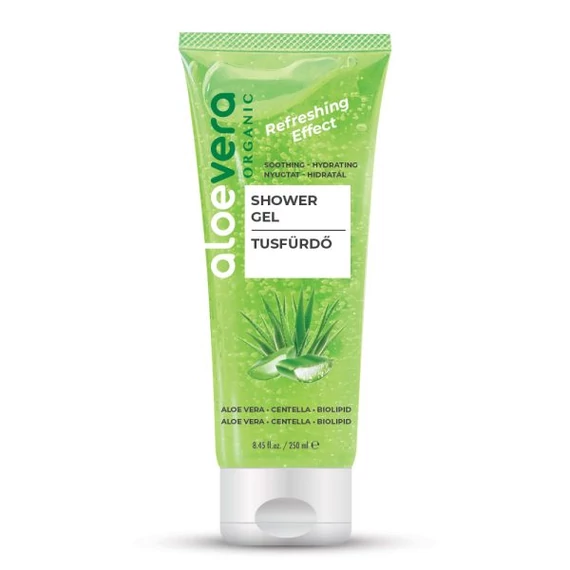 Aloe Vera Organic frissítő tusfürdő, 250 ml