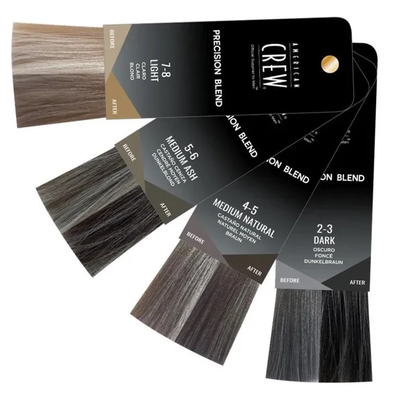 American Crew Precision Blend Medium Ash közép hamvas hajszínező