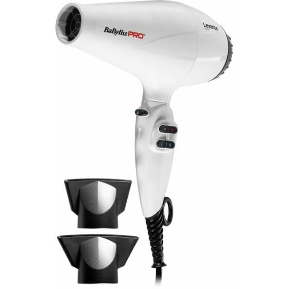 BaByliss PRO Levante Ionos hajszárító 2100W, fehér