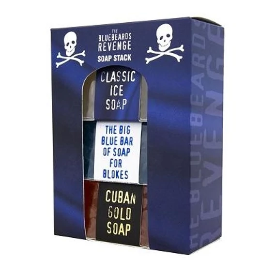 The Bluebeards Revenge Soap Stack for Blokes szappan szett, 3x175 g