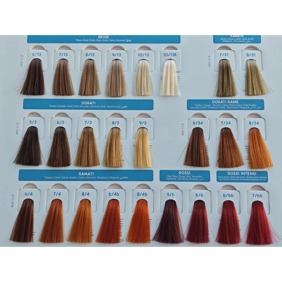 Inebrya Bionic Color ammóniamentes és PPD-mentes hajfesték 8.46