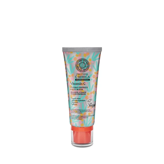 Natura Siberica Oblepikha C-Berrica Turbó energetizáló arcmaszk C-vitaminnal, 100 ml