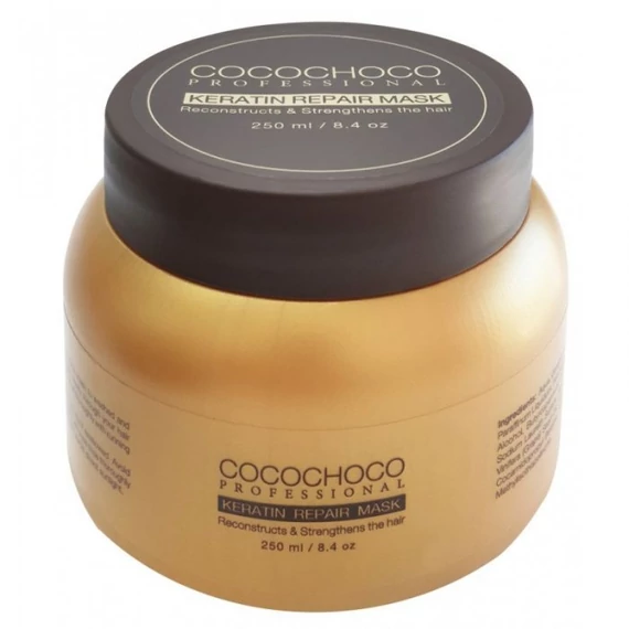 Cocochoco Keratin szulfátmentes hajregeneráló pakolás, 250 ml