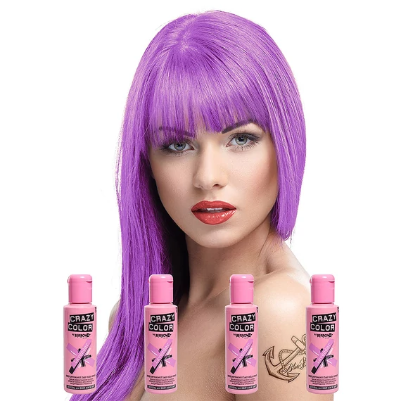 Crazy Color hajszínező krém Lavender 54