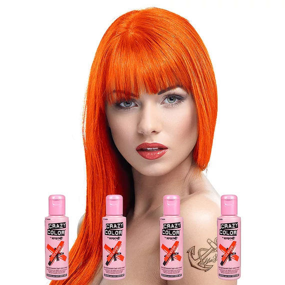 Crazy Color hajszínező krém Orange 60