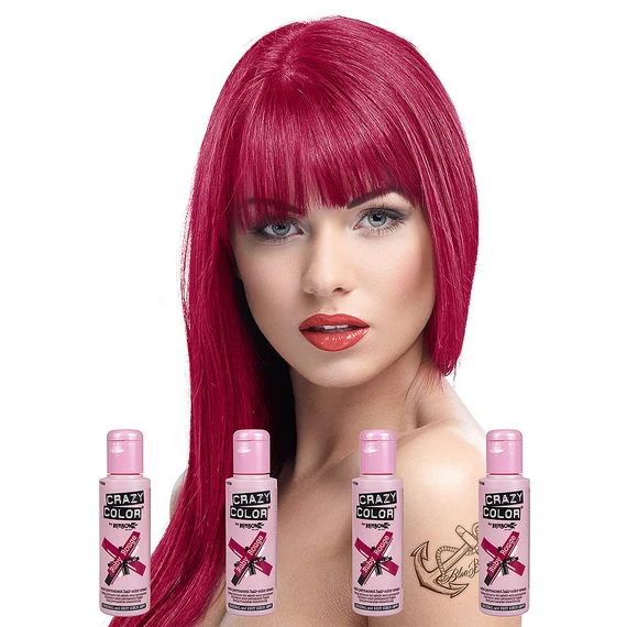 Crazy Color hajszínező krém Ruby Rouge 66
