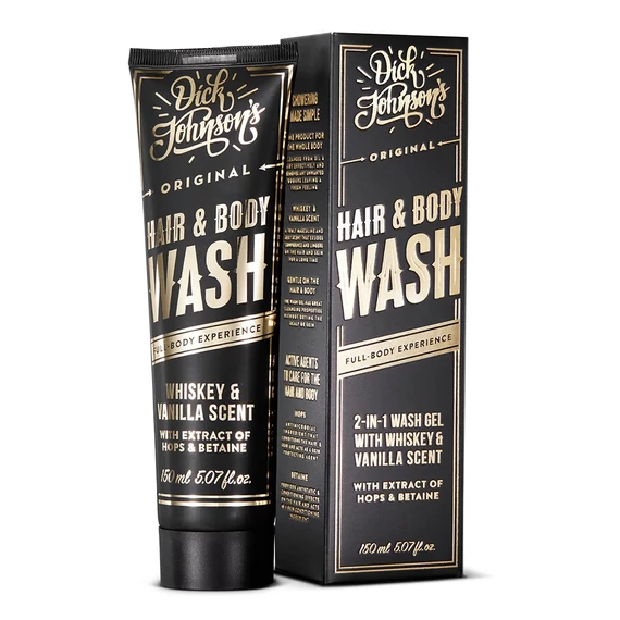 Dick Johnson Hair and Body Wash, 150 ml