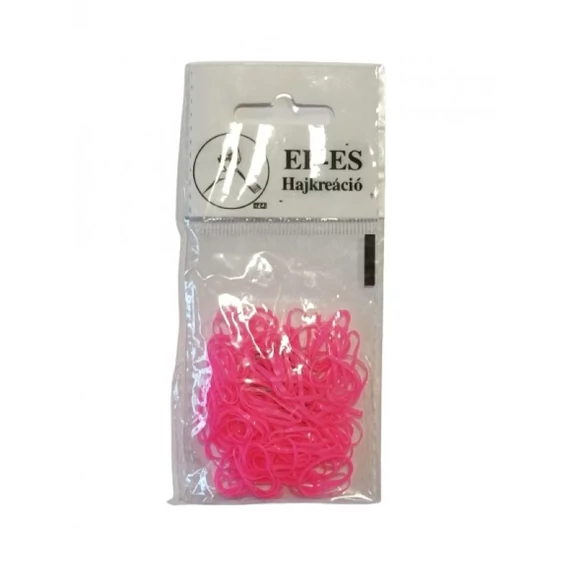 EF-ES szilikon hajgumi, pink széles