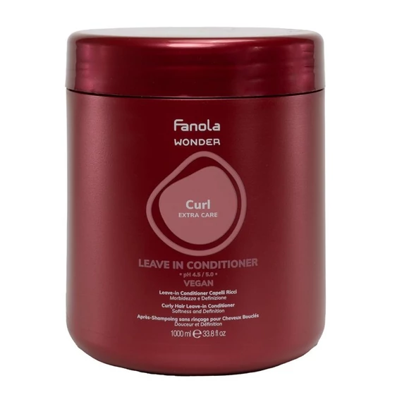 Fanola Wonder Curl Leave-In hajban hagyható balzsam göndör hajra, 1 l