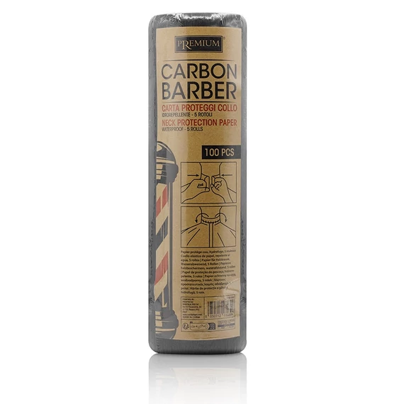 Roial Premium Barber rugalmas és vízálló nyakpapír fekete, 5 db
