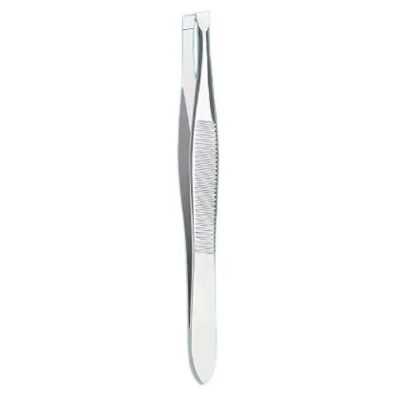 Hair Power egyenes végű szemöldökcsipesz, ezüst