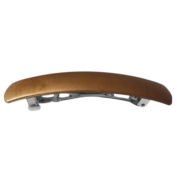 Hair Power francia csat, 9 cm, matt arany