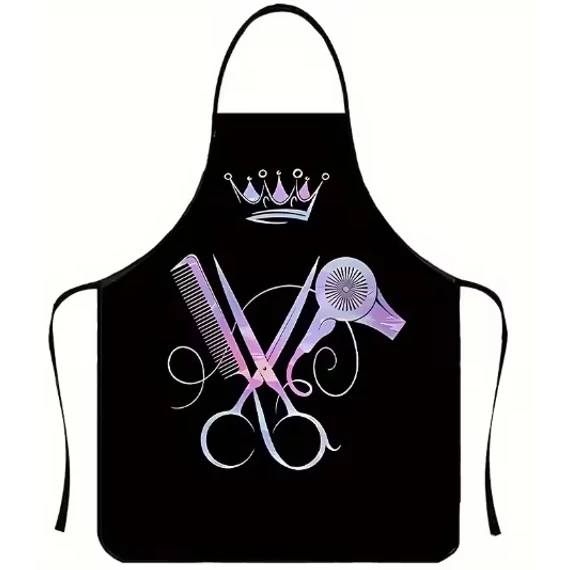 Hair Power mintás fodrász kötény