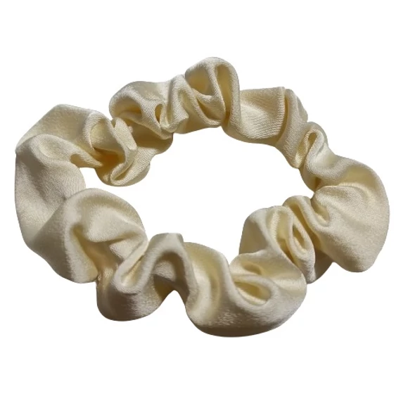 Hair Power szatén hajgumi, ekrü