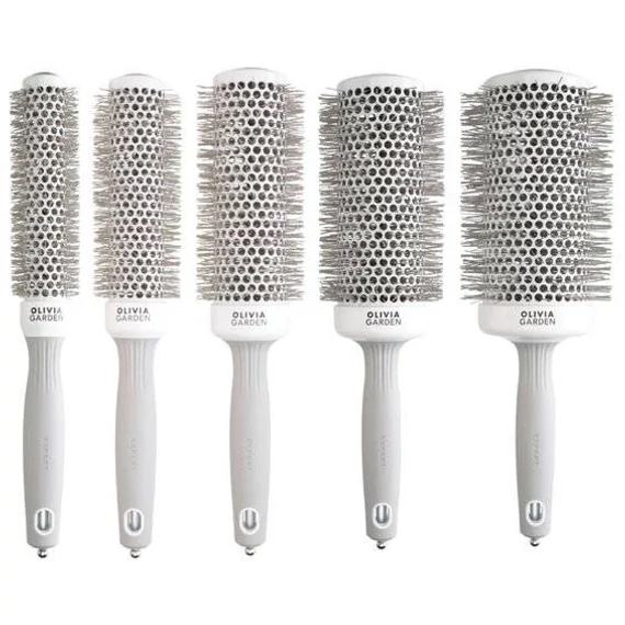 Olivia Garden Expert Speed White & Grey körkefe szett