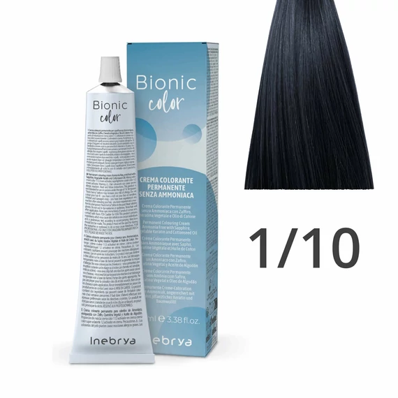 Inebrya Bionic Color ammóniamentes és PPD-mentes hajfesték 1.10