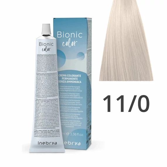 Inebrya Bionic Color ammóniamentes és PPD-mentes hajfesték 11.0