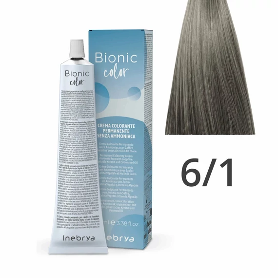 Inebrya Bionic Color ammóniamentes és PPD-mentes hajfesték 6.1