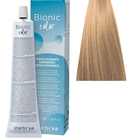 Inebrya Bionic Color ammóniamentes és PPD-mentes hajfesték 8.3
