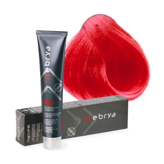 Inebrya Color PPD-mentes vegán hajfesték Red