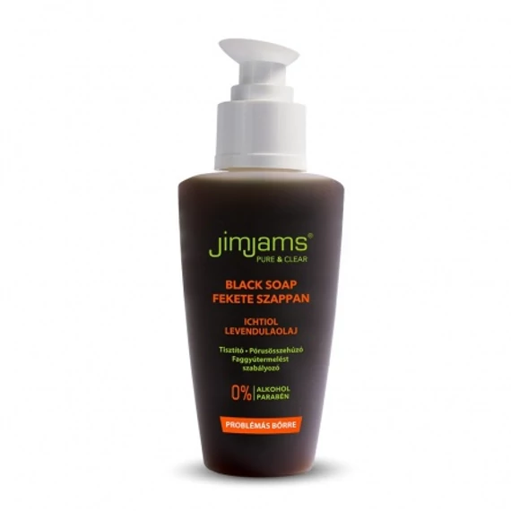 JimJams fekete szappan, 125 ml