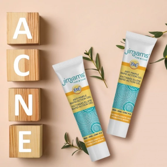 JimJams Pure & Clear Pattanás elleni rapid action gél, 15ml