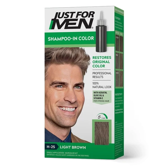 Just for Men Shampoo-In hajszínező, világos barna H-25