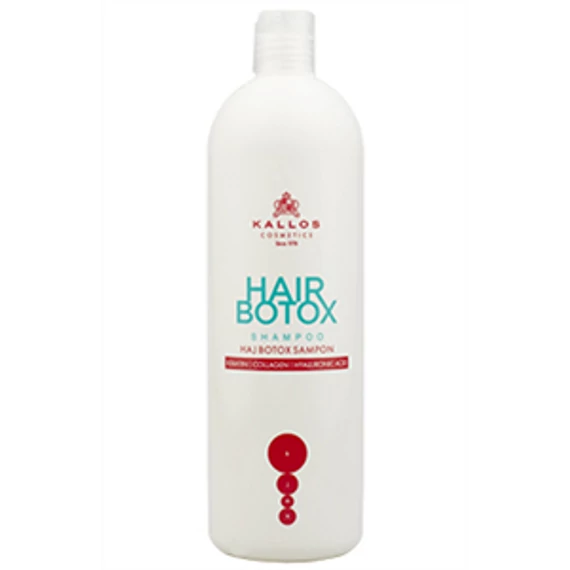 Kallos KJMN Hair Pro-tox sampon keratinnal, kollagénnel és hialuronsavval, 500 ml