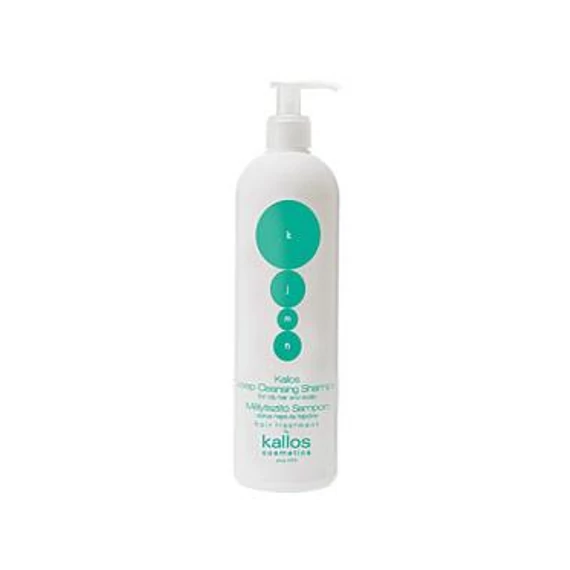 Kallos KJMN mélytisztító sampon zsíros hajra és fejbőrre, 500 ml