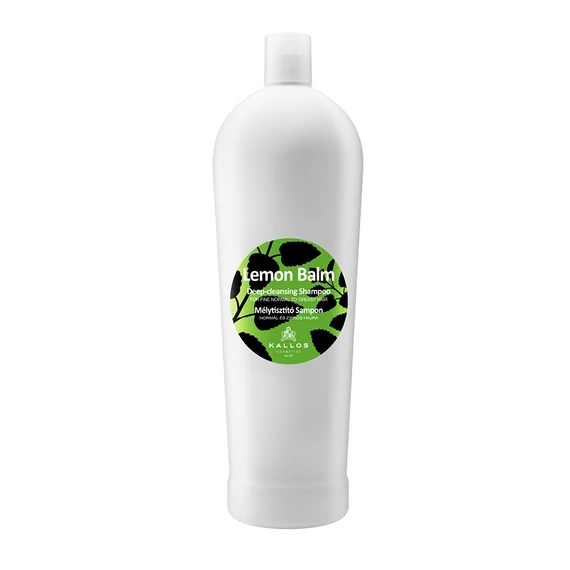 Kallos Lemon Balm citromfű mélytisztító sampon normál és zsíros hajra, 1 l