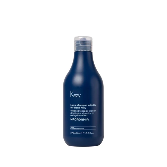 Kezy Macadamia Anti-Yellow hamvasító sampon, 375 ml