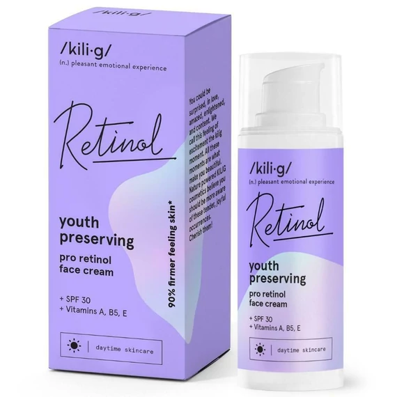 Kili.g Pro-retinol nappali arckrém SPF30
