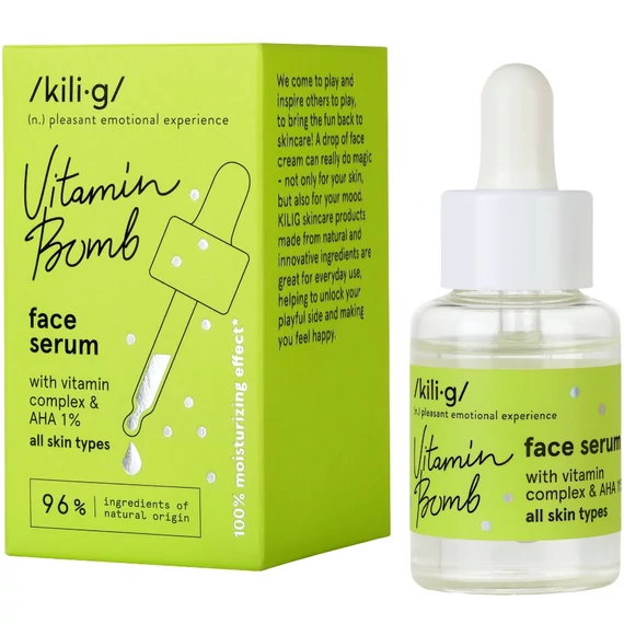 Kili.g arcszérum vitamin komplex-szel és AHA savakkal