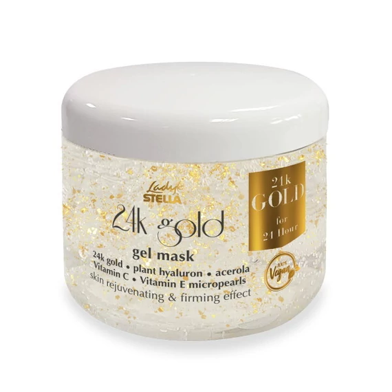 Lady Stella 24K Gold bőrfiatalító zselépakolás, 200 ml