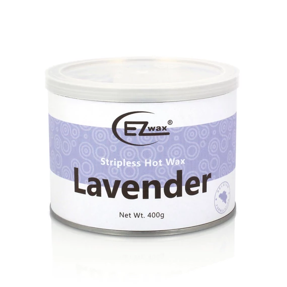 Lady Stella  Ezwax Premium elasztikus lehúzócsík nélküli konzervgyanta Levendula 400 ml