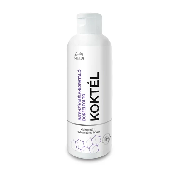 Lady Stella intenzív mélyhidratáló bőrfeltöltő koktél extra száraz, dehidratált, normál bőrre,200 ml