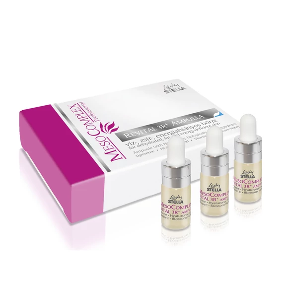Lady Stella Meso Sejtmegújító ampulla Hialuronnal, 3x3 ml