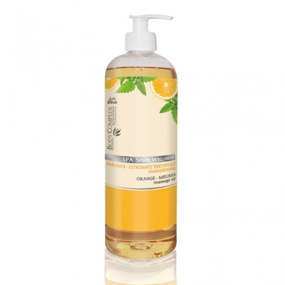 Lady Stella Spa Spirit Wellness narancs és citromfű masszázsolaj, 1 l