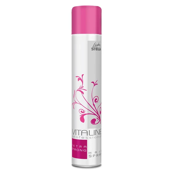 Lady Stella Vitaline Pink extra erős hajlakk japán cseresznye illattal, 750 ml