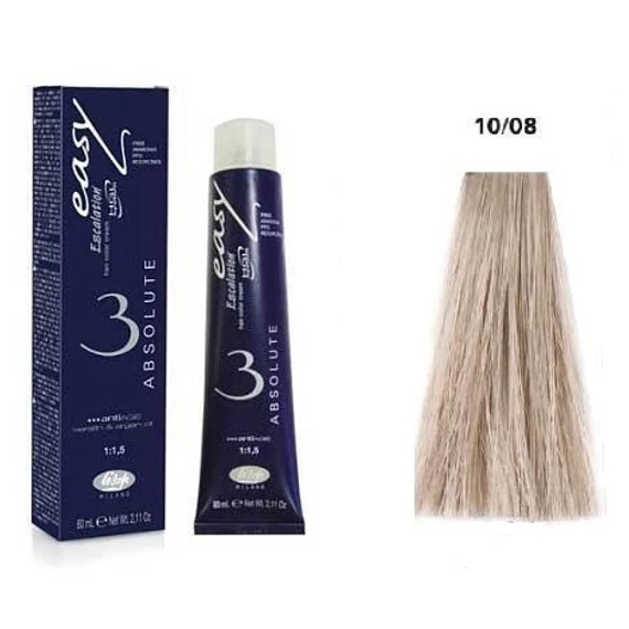 Lisap Easy Absolute ammónia rezorcin és PPD mentes hajfesték, 10/08