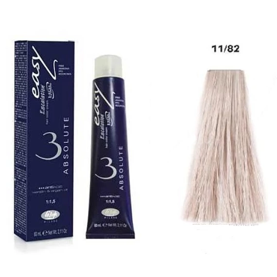 Lisap Easy Absolute ammónia rezorcin és PPD mentes hajfesték, 11/82