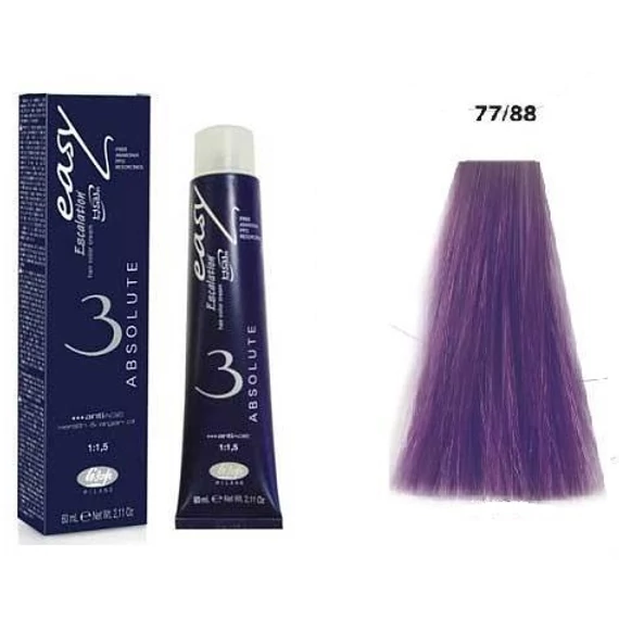 Lisap Easy Absolute ammónia rezorcin és PPD mentes hajfesték, 77/88