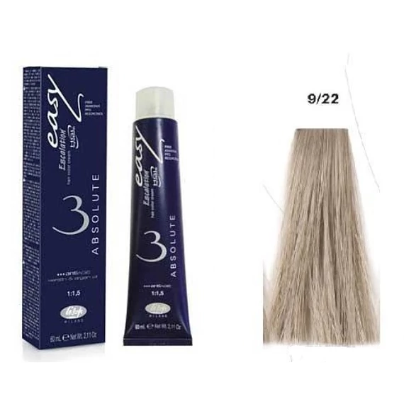 Lisap Easy Absolute ammónia rezorcin és PPD mentes hajfesték, 9/22
