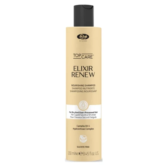 Lisap Top Care Elixir Renew tápláló sampon, 250 ml